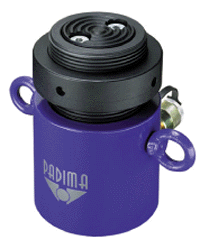 SSP9004 Simple acting Heavy-Load-Cylinder with counter-nut - PADIMA