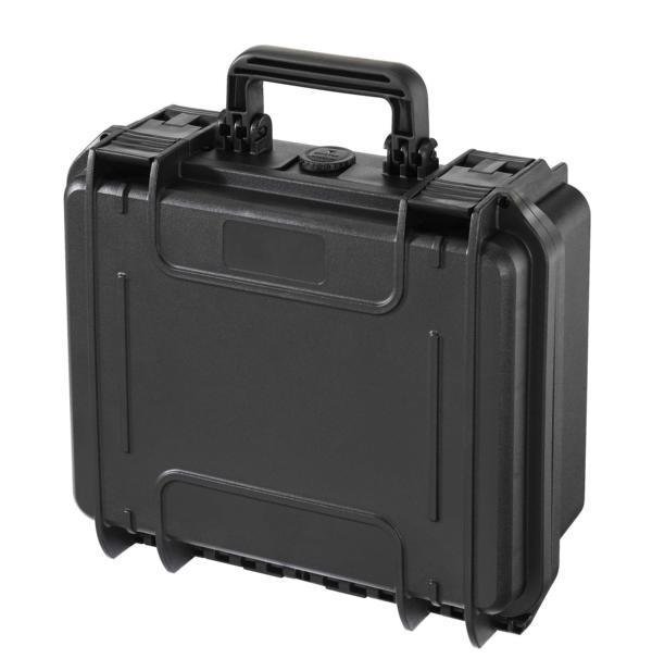 MAX300 wasser- und staubdichter Koffer in schwarz, leer