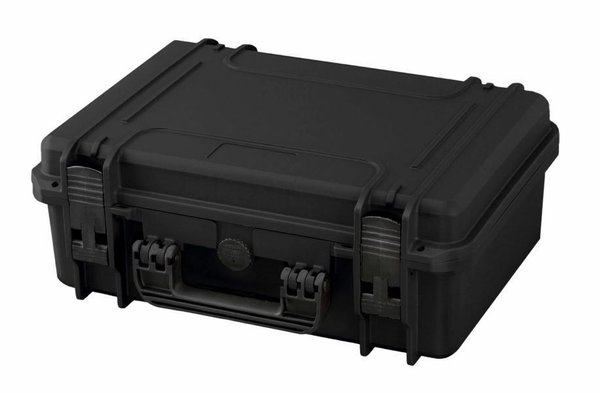 MAX300 wasser- und staubdichter Koffer in schwarz, leer